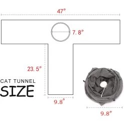 Ownpets T Shape Tunnel Cat Toy -Cat Products Store 759094 PT6. AC SS1800 V1675375866