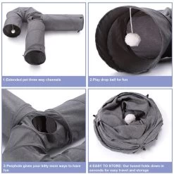 Ownpets U Shape Tunnel Cat Toy -Cat Products Store 759110 PT4. AC SS1800 V1674512017