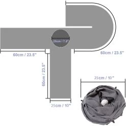 Ownpets U Shape Tunnel Cat Toy -Cat Products Store 759110 PT6. AC SS1800 V1674512022