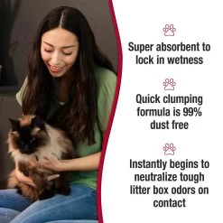 Nature's Miracle Multi-Cat Clumping Clay Cat Litter, 40-lb Bag -Cat Products Store 767550 PT5. AC SS1800 V1675442942