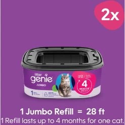 Litter Genie Jumbo Refill -Cat Products Store 768326 PT1. AC SS1800 V1698848332