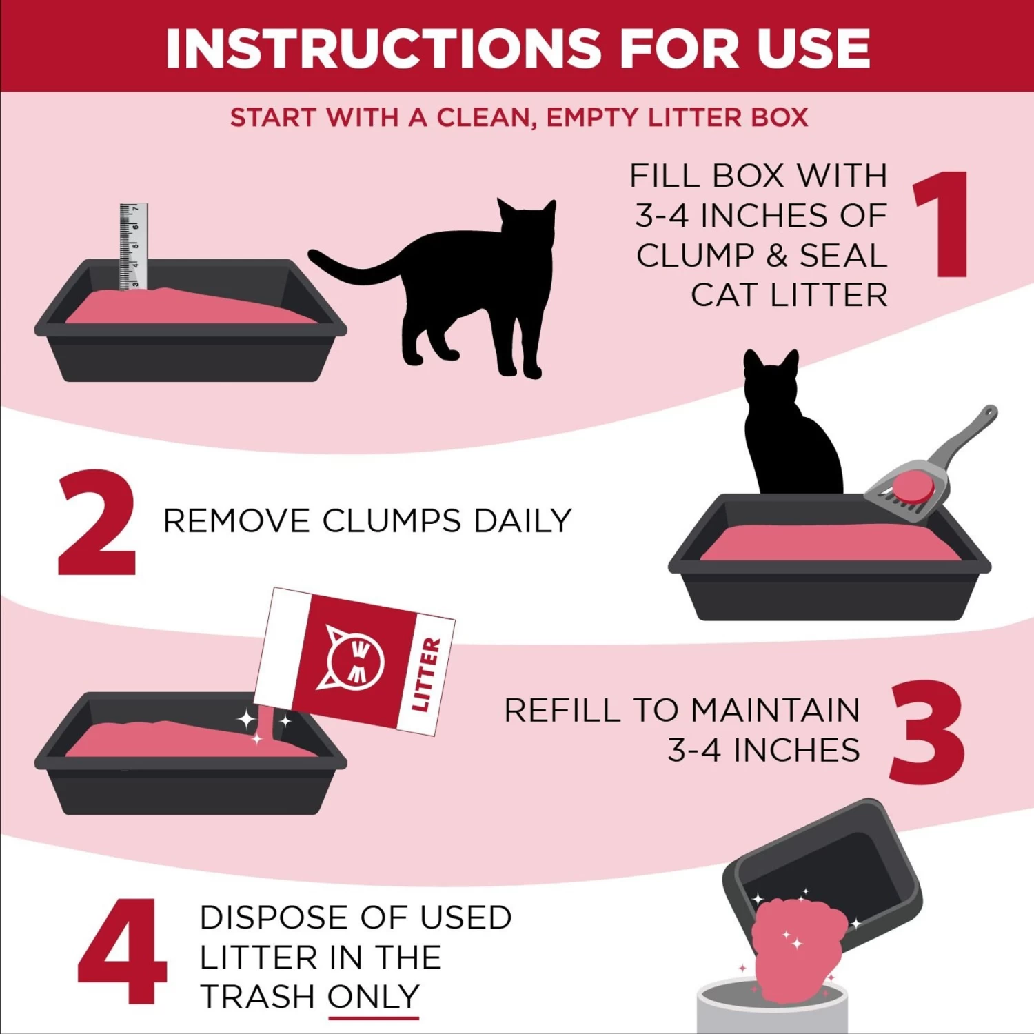 Arm & Hammer Litter Clump & Seal Multi-Cat Scented Clumping Clay Cat Litter 8 Arm & Hammer Litter Clump & Seal Multi-Cat Scented Clumping Clay Cat Litter - Image 6