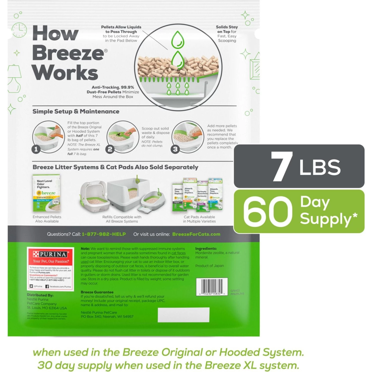 Tidy Cats Breeze Cat Litter Pellets Refill 4 Tidy Cats Breeze Cat Litter Pellets Refill - Image 2