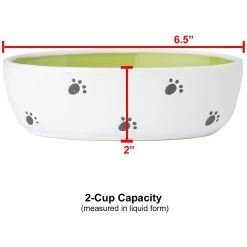 PetRageous Designs Silly Kitty Oval Ceramic Cat Bowl -Cat Products Store 80017 PT1. AC SS1800 V1629218770