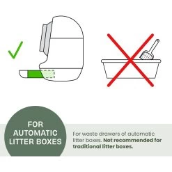 Casa Leo Leo's Loo Unscented Self-Cleaning Drawstring Waste Drawer Box Liners, 50 Count -Cat Products Store 802470 PT2. AC SS1800 V1703871621