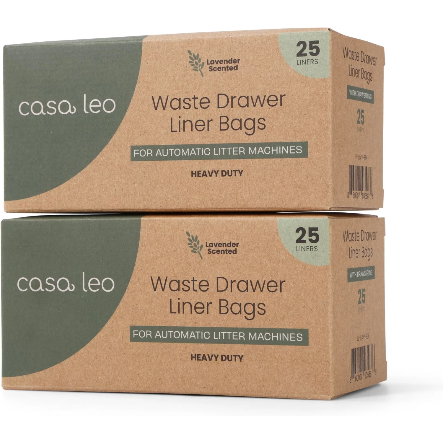 Casa Leo Leo's Loo Lavender Scented Self-Cleaning Drawstring Waste Drawer Box Liners 3 Casa Leo Leo's Loo Lavender Scented Self-Cleaning Drawstring Waste Drawer Box Liners