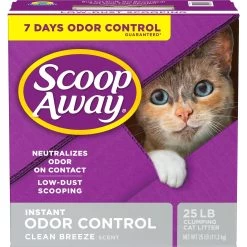 Scoop Away Clean Breeze Scented Clumping Clay Cat Litter -Cat Products Store 80313 PT4. AC SS1800 V1694465214