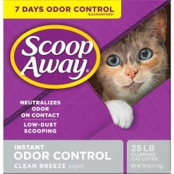 Scoop Away Clean Breeze Scented Clumping Clay Cat Litter -Cat Products Store 80313 PT5. AC SS1800 V1694458830