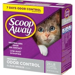 Scoop Away Clean Breeze Scented Clumping Clay Cat Litter -Cat Products Store 80313 PT8. AC SS1800 V1663967754