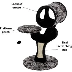 MidWest Feline Nuvo Salvador 30.75-in Faux Fur Cat Tree -Cat Products Store 80338 PT3. AC SS1800 V1505343581