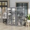 Coziwow Patio Outdoor Cat Playpen, Grey, Large -Cat Products Store 804398 MAIN. AC SS1800 V1687293708