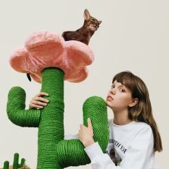 VETRESKA Blooming Cactus 41-in Cat Tree -Cat Products Store 805102 PT6. AC SS1800 V1680528944