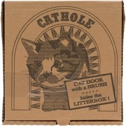 Cathole Cat Door With Brush -Cat Products Store 81990 PT6. AC SS1800 V1494265646