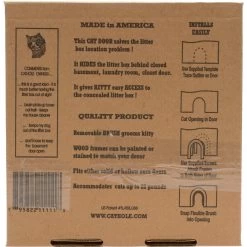 Cathole Cat Door With Brush -Cat Products Store 81990 PT7. AC SS1800 V1494265639