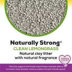 Tidy Cats Naturally Strong Clean Lemongrass Scented Clumping Clay Cat Litter -Cat Products Store 838894 PT3. AC SS1800 V1700859135