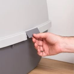 IRIS USA Enclosed Cat Litter Box With Front Door Flap & Scoop, Gray, Jumbo 17 IRIS USA Enclosed Cat Litter Box With Front Door Flap & Scoop, Gray, Jumbo -Cat Products Store 846614 PT6. AC SS1800 V1683836176