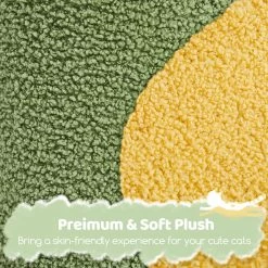 Yaheetech 37-in Coconut Palm Cat Tree, Small, Green & Yellow -Cat Products Store 871710 PT6. AC SS1800 V1686248944