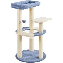 Yaheetech 35.5-in Cat Tree With Space Capsule, Small, Blue & Beige 13 Yaheetech 35.5-in Cat Tree With Space Capsule, Small, Blue & Beige -Cat Products Store 871726 PT2. AC SS1800 V1686246165