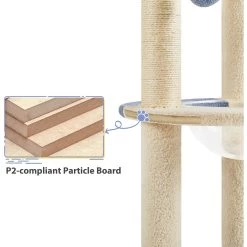 Yaheetech 35.5-in Cat Tree With Space Capsule, Small, Blue & Beige 19 Yaheetech 35.5-in Cat Tree With Space Capsule, Small, Blue & Beige -Cat Products Store 871726 PT8. AC SS1800 V1686247984