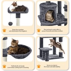 Yaheetech 57-in Cat Tree For Indoor Cats -Cat Products Store 871742 PT5. AC SS1800 V1686246271
