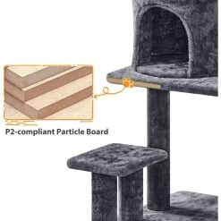 Yaheetech 57-in Cat Tree For Indoor Cats -Cat Products Store 871742 PT7. AC SS1800 V1686244571