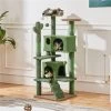 Yaheetech 54.5-in Cactus Cat Tree, Medium, Green & Brown -Cat Products Store 871870 MAIN. AC SS1800 V1688738706