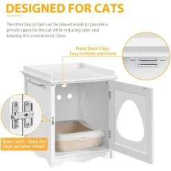 Yaheetech Indoor Cat Litter Box Enclosure -Cat Products Store 871918 PT5. AC SS1800 V1686250365