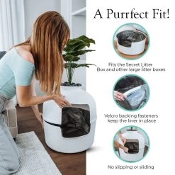 Bundle & Bliss Reusable Cat Litter Liners, 3 Count -Cat Products Store 897454 PT3. AC SS1800 V1687885907