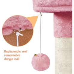 Yaheetech 34.5-in Plush Cover Cat Tree -Cat Products Store 899542 PT6. AC SS1800 V1692300031