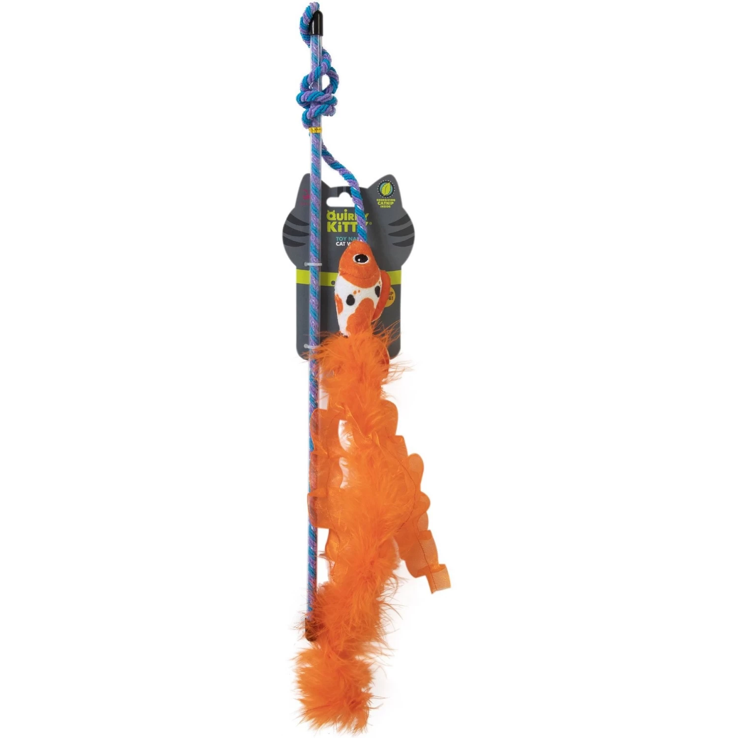 Quirky Kitty Cute Koi Wand Cat Toy 4 Quirky Kitty Cute Koi Wand Cat Toy - Image 2