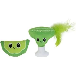 Quirky Kitty Meowgarita Time Catnip Plush Cat Toy, 2 Count