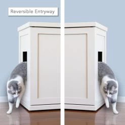 The Refined Feline Deluxe Cat Litter Box, X-Large, White -Cat Products Store 908230 PT2. AC SS1800 V1689275972