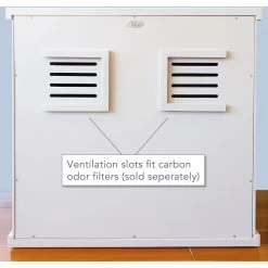 The Refined Feline Deluxe Cat Litter Box, X-Large, White -Cat Products Store 908230 PT3. AC SS1800 V1689275947