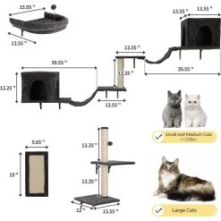 Coziwow Wall Mounted Cat Shelves -Cat Products Store 918590 PT2. AC SS1800 V1698244973
