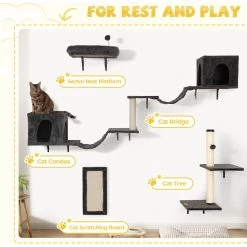 Coziwow Wall Mounted Cat Shelves -Cat Products Store 918590 PT4. AC SS1800 V1689971338