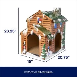 Frisco Holiday Log Cabin Cardboard Cat House & Frisco Holiday Santa's Workshop Cardboard Cat House 13 Frisco Holiday Log Cabin Cardboard Cat House & Frisco Holiday Santa's Workshop Cardboard Cat House -Cat Products Store 986198 PT2. AC SS1800 V1698257738
